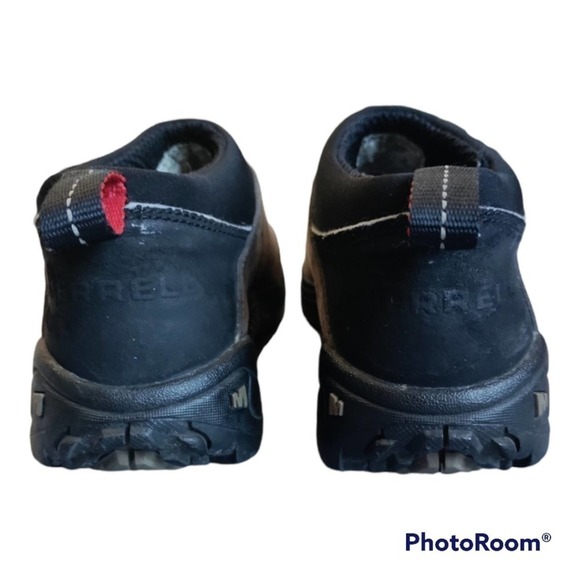 Merrell brown micro-suede slip-on athletic type loafers youth size 4 #60075 - Picture 5 of 12